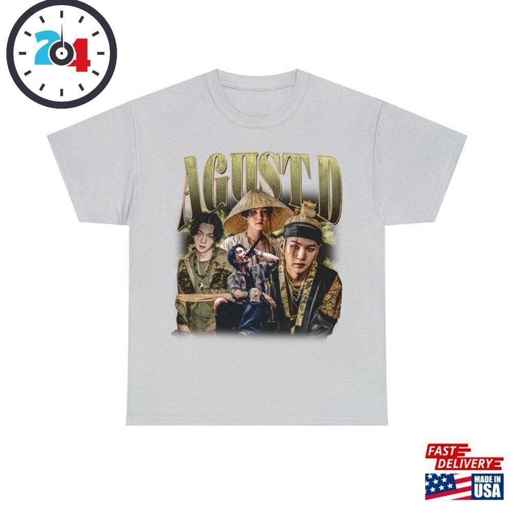 Limited Agust D  T-Shirt Yoongi Graphic Unisex Classic